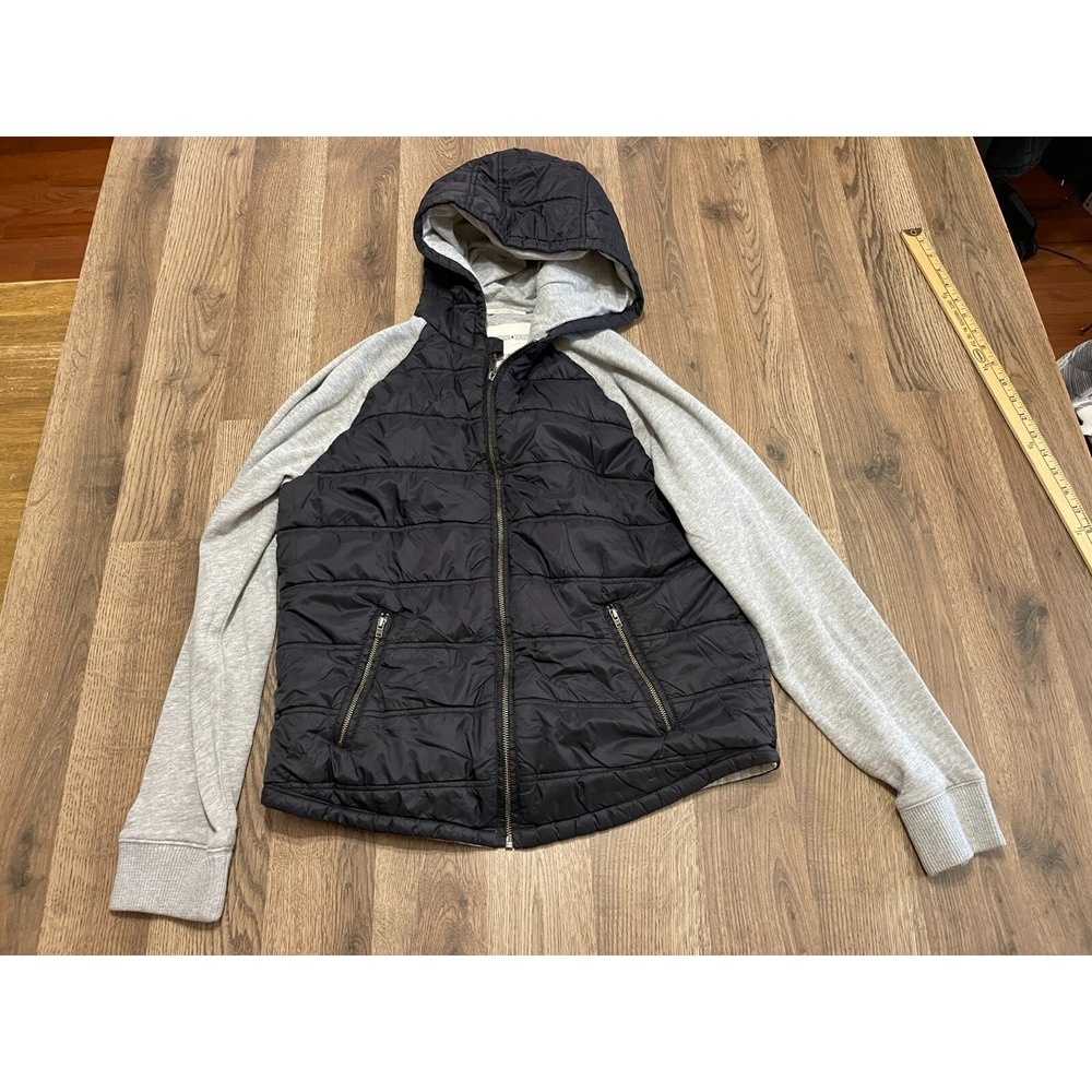 Tucker + Tate Hoodie, Women's Size XXL, Gray Black, Full Zip, Sweatshirt